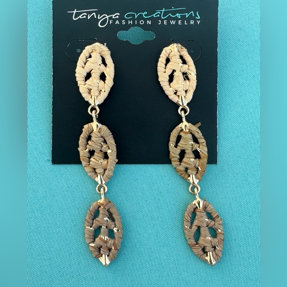 High-End Department Store Designer One of Kind Statement Earrings